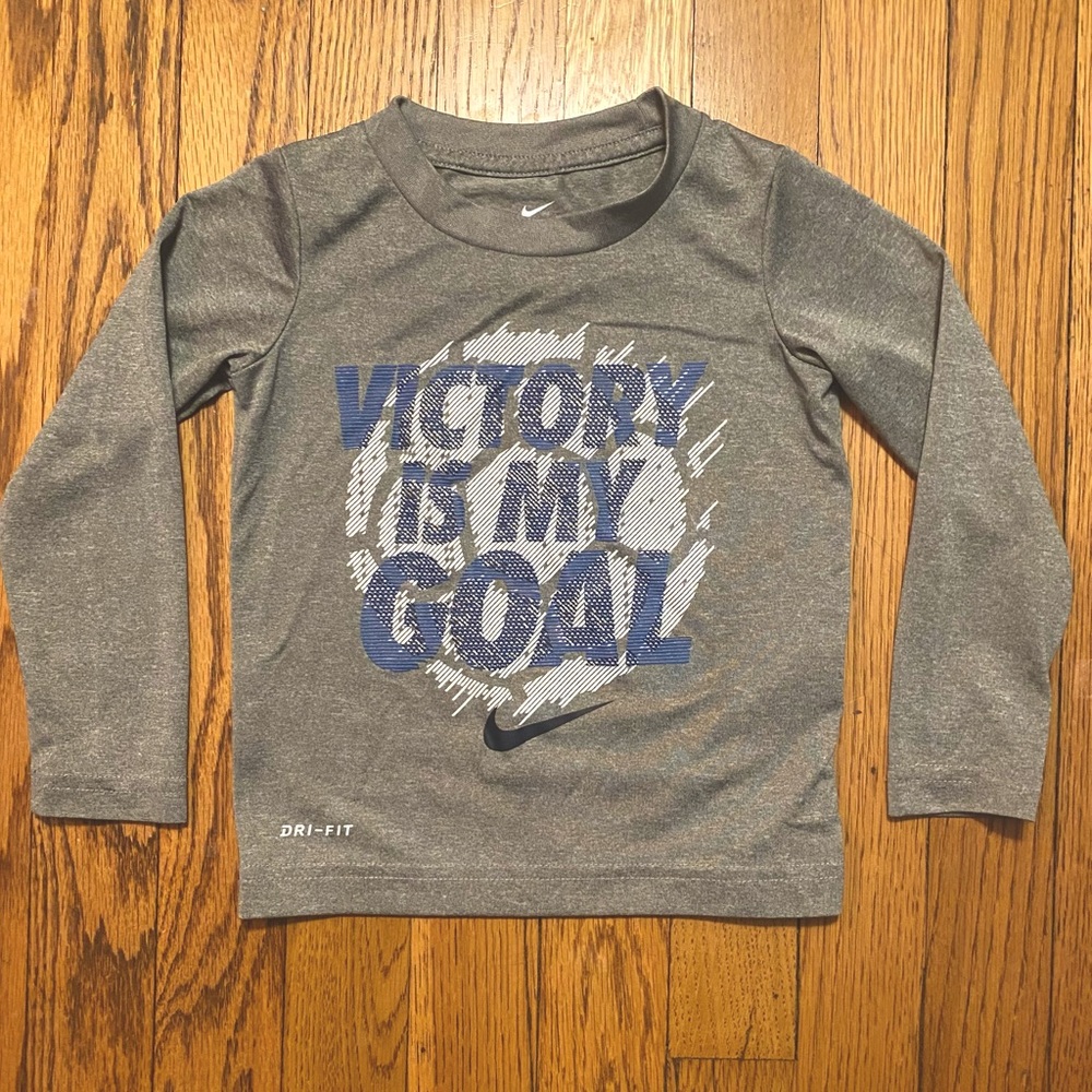Nike Dri Fit Long Sleeve Shirt (Toddler Boys: 2T)